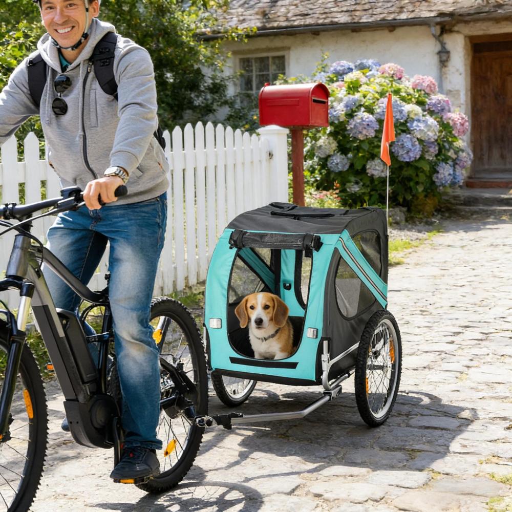 Pet Bike Trailer,Dog Stroller Bicycle Carrier