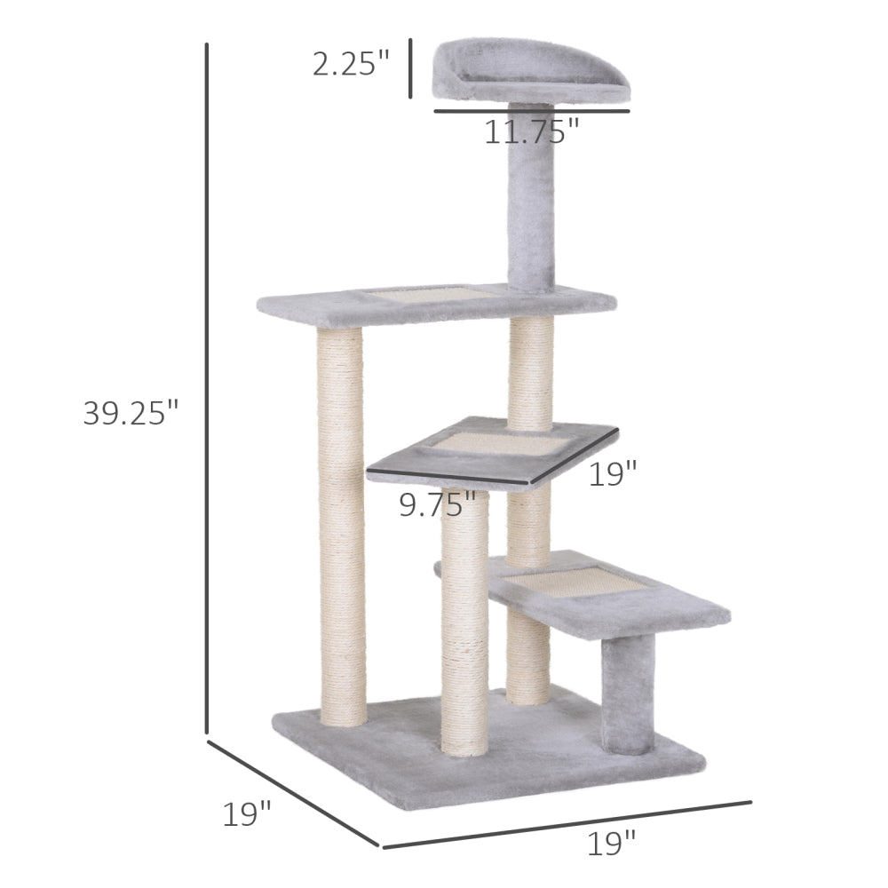Cat Activity Tower,Revolving Stair Cat Tree