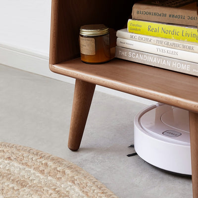 SunJet Pure Solid Wood Bedside Cabinet Modern Simple Nightstands European Beech Bedside Cabinet Nordic Bedroom Solid Beech Storage Cabinet 0.4m
