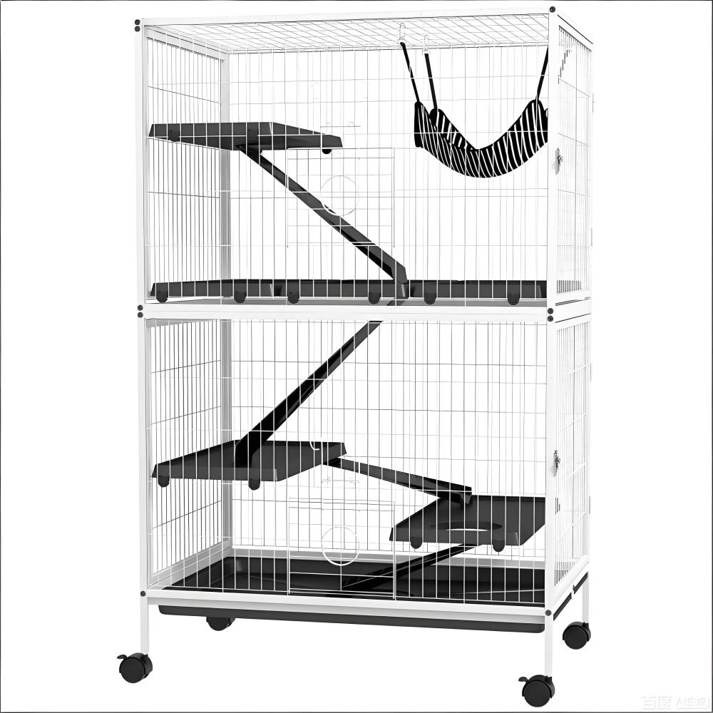 Pet House,Pet Habitat,Rolling Small Animal Cage