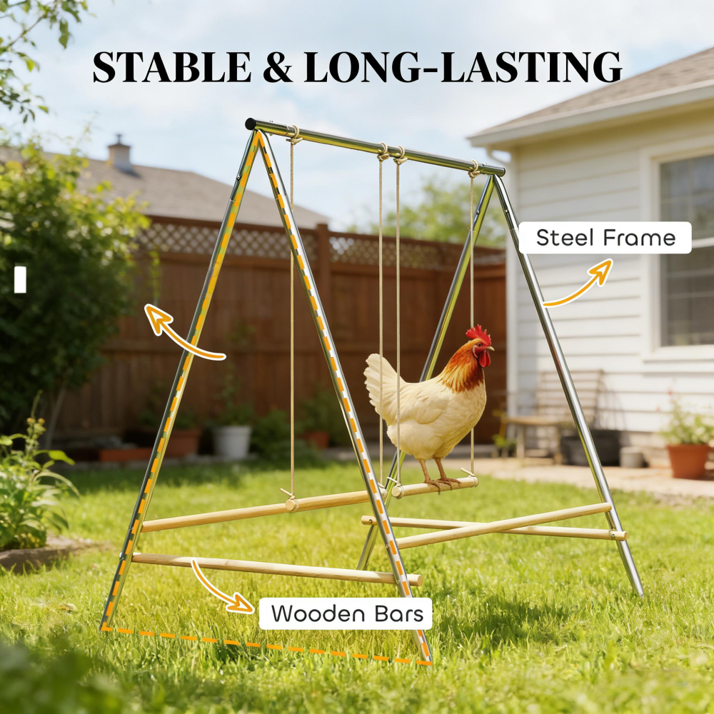 Coop Accessories,Chicken Perch for Coop,Chicken Roosting Bars