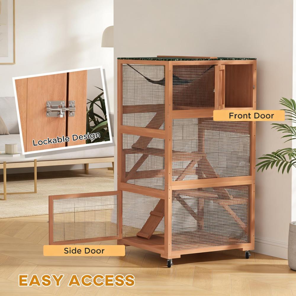 Wooden Outdoor Cat Enclosure House,Pet House