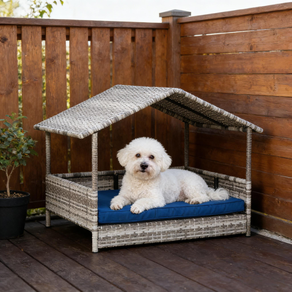 Pet Bed,Rattan Dog House