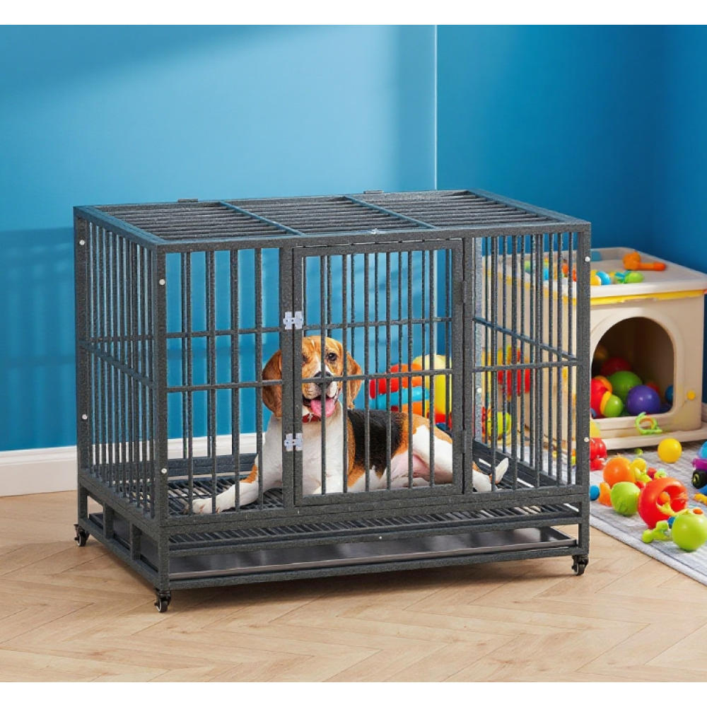 Heavy Duty Dog Crate Metal Cage Kennel