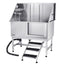 50 Inch Dog Grooming Bath Tub Stainless Steel w Stairs Water Filter