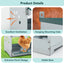 4 Compartment Chicken Nesting Boxes, Metal Nesting Boxes Wall Mount Chicken Egg Laying Box for Different Chicken Breeds