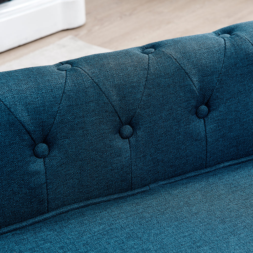 Elegant Rectangle Pet Bed for Small and Medium Dogs, Durable Elevated Dog Sofa Bed, Comfortable Dog Couch, Modern and Stylish Dog Sofa for Small and Medium Dogs,Blue