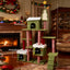 Wide Christmas Cat Tree Tower for Indoor Cats