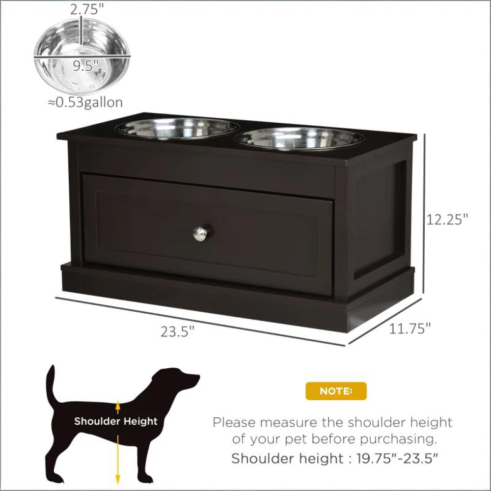 Pet Food Bowl Dog Feeding Station,Large Elevated Dog Bowls