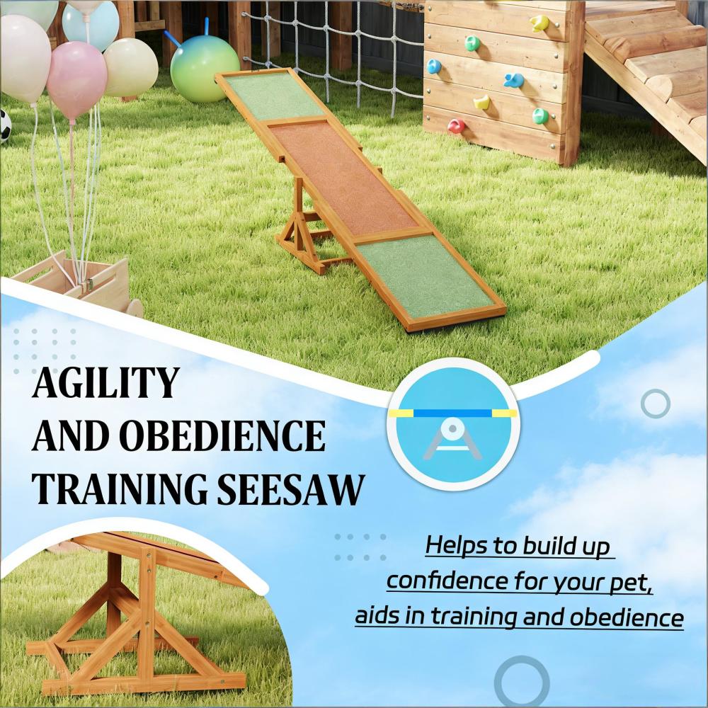 Wooden Pet Agility Seesaw,Dog Agility Seesaw