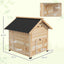 Pet Coop,Wooden House with Openable Roof