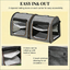 Travel Pet Crate,Portable Soft-Sided Cat Carrier Bag