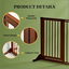 Pet Gate,Wooden Pet Gate,Freestanding Pet Gate