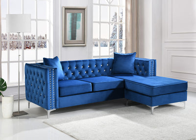 Paige G829B-SC Sofa Chaise , BLUE