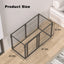 47.2" Dog Crate for Small Medium Large Dogs, Puppy Dog Playpen for Yard Indoor Outdoor Use, Pet Dog Cage Kennel (47.2"L x 23.6"W x 23.6"H)