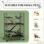 Pet Habitat,Pet House,Rolling Small Animal Cage