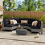 Pema Outdoor Patio Sofa Set (Set of 4,without table)