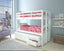 Micah White Finish Twin/Twin Bunk Bed W/Trundle & Storage