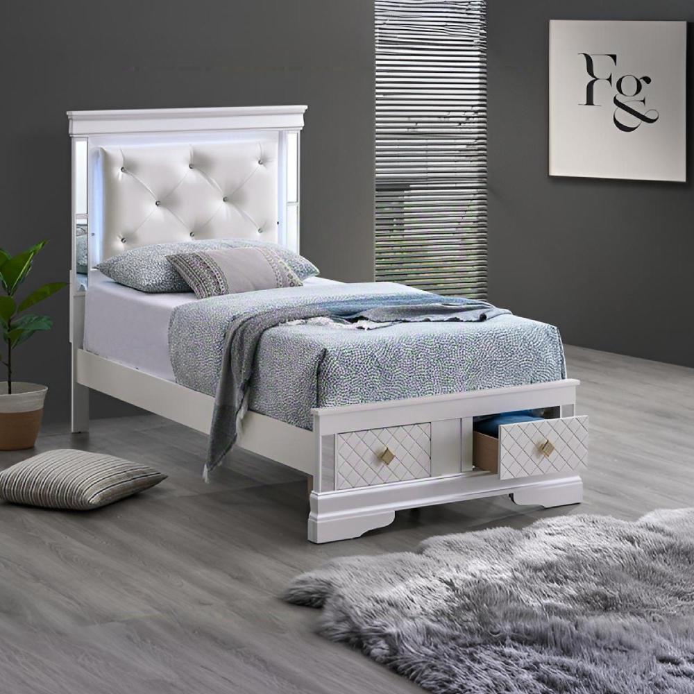 SunJet Verona G6735-N Nightstand  Pearl White