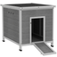 Wooden  with Openable Roof Cage, Removable Floor, Double Doors,25" x 32" x 30"