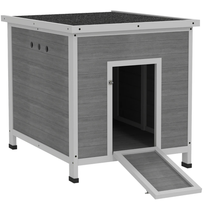 Wooden  with Openable Roof Cage, Removable Floor, Double Doors,25" x 32" x 30"