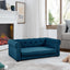 Elegant Rectangle Pet Bed for Small and Medium Dogs, Durable Elevated Dog Sofa Bed, Comfortable Dog Couch, Modern and Stylish Dog Sofa for Small and Medium Dogs,Blue