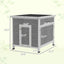 Wooden  with Openable Roof Cage, Removable Floor, Double Doors,25" x 32" x 30"