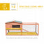 Rabbit Cage Outdoor, Wooden Outdoor Rabbit Hutch, Small Animal Habitat