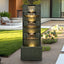 39.3”H-Concrete Modern Water Fountain 5-Tiers