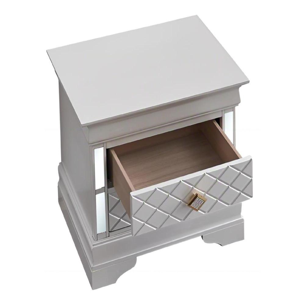 SunJet Verona G6735-N Nightstand  Pearl White