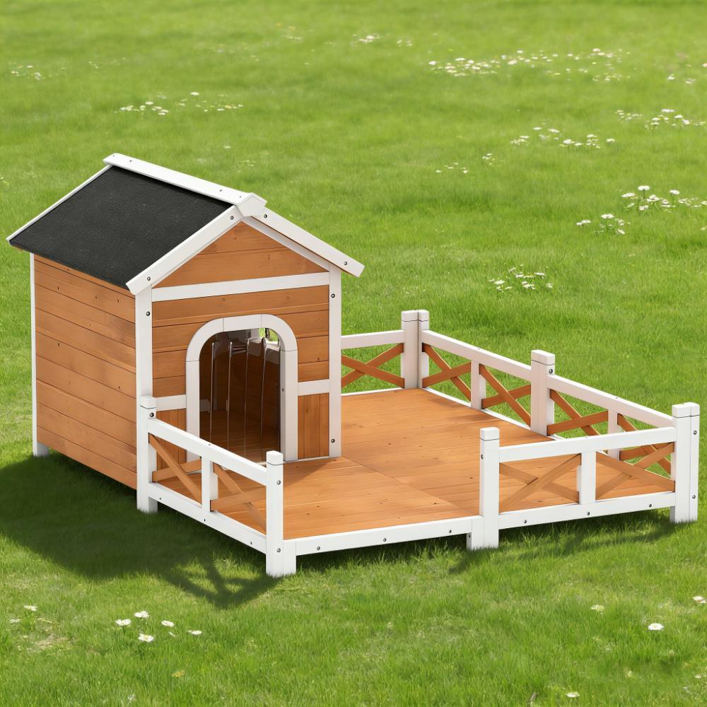Dog Shelter,Outdoor Wooden Dog House