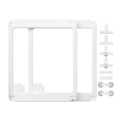 Dog Play Pen 2PC Extension Kits, Modular Pet Playpen Add-On, Mainly Used for Space Extension, 2 Panels