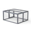 Folding Rabbit Hutch with Lockable Doors and Ground Stakes
