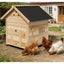 Portable Chicken House,Chicken Coop Wooden Chicken House,Rabbit Hutch Raised Poultry Cage