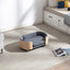 Scandinavian style Elevated Dog Bed Pet Sofa With Solid Wood legs and Bent Wood Back, Velvet Cushion,Small Size