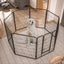 Dog Playpen Foldable 24 Panels Dog Pen 40" Height Pet Enclosure Dog Fence Outdoor with Lockable Door for Large/Medium/Small Dogs,Puppy Playpen,RV,Camping Pet Fence