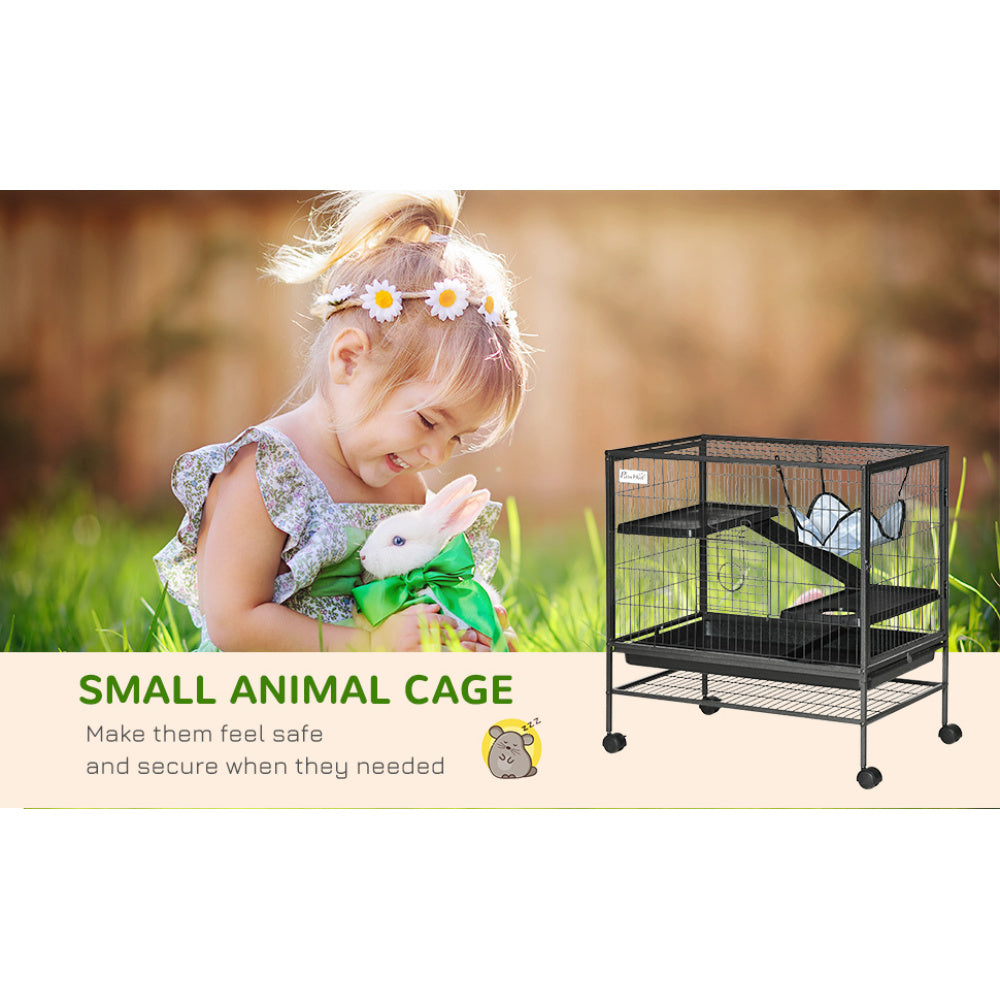3-Tier Small Animal Cage, Ferret Cage Large Chinchilla Cage