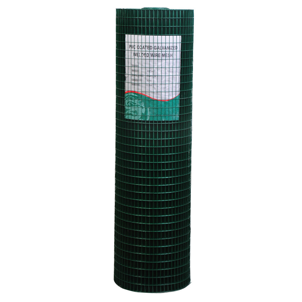 PawHut 98' L x 35.5" H Hardware Cloth, 1/2 x 1 Inch Wire Mesh Fence Netting Roll for Aviary, Chicken Coop, Rabbit Hutch, Animal, Garden Protection