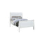 SunJet 1pc Nightstand Cherry Finish Louis Philippe Solid wood English Dovetail Construction Antique Nickle Hanging Pulls