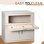 Guinea Pig Cages, Hamster Cage Wood with Independent Storage Cabinet, House for Rat Chinchilla with Guinea Pig Hutch and Bridge, Openable Top with Acrylic Sheets