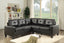 Glory Furniture Newbury G463B-SC Sectional???? , BLACK