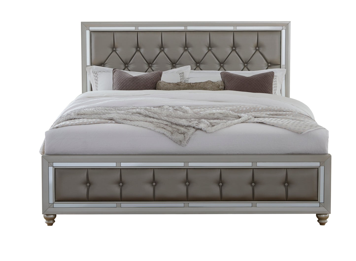 CHLOE GEMSTONE SILVER FULL BED