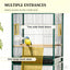 Bird Aviary Indoor with Multi-Door Design,Large Bird Cage for Wingspan
