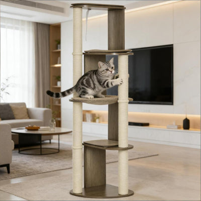 Large Multilevel Cat Tower,Corner Cat Tree