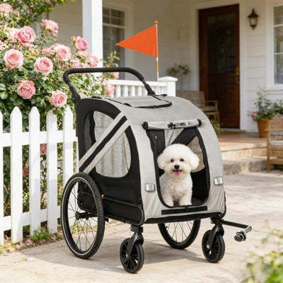 Dog Stroller Bicycle Carrier,Pet Bike Trailer