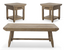 Riverdale - 3 Piece Table Set - Brown