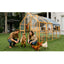Outdoor Yellow Chicken Coop Enclosures 110" Large Kitten Playpen,Upgrade Waterproof Cover