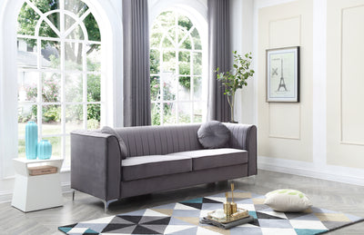 Delray G790A-S Sofa ( 2 Boxes ) , GRAY