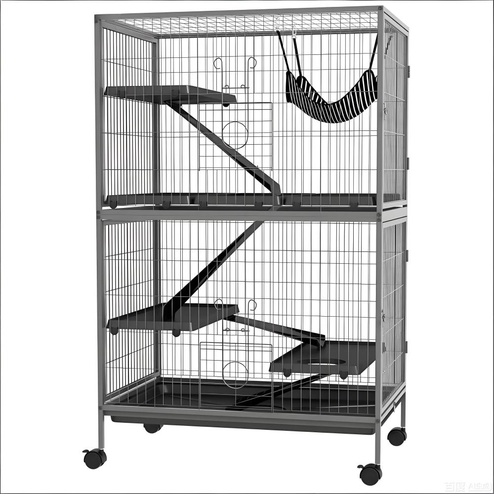 Pet Habitat,Pet House,Rolling Small Animal Cage