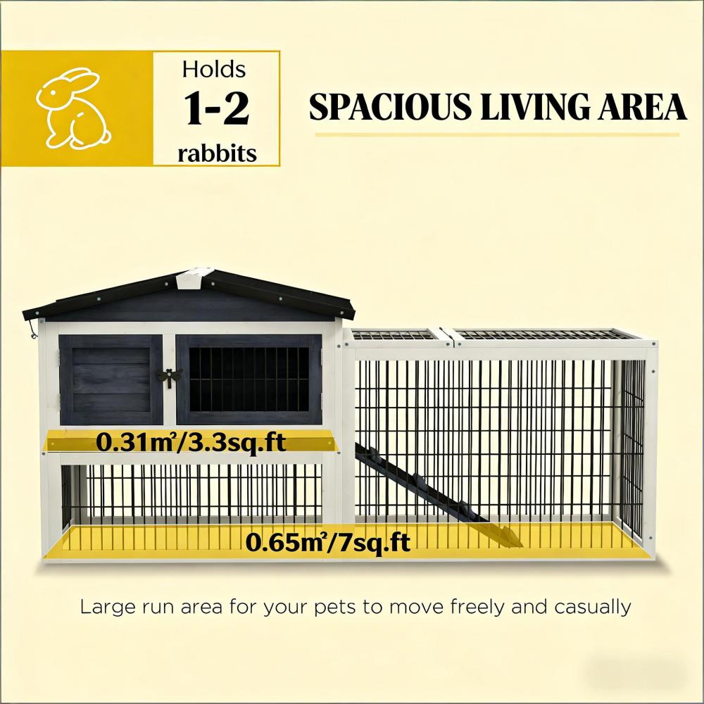 Outdoor Pet House,Rabbit Hutch,Small Animal Hutch Cage